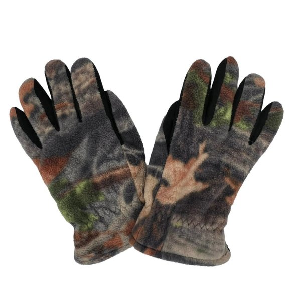 3M Thinsulate Camouflage Deerskin Gloves Cinched Wrist 40 gram Adult Small - Picture 2 of 11